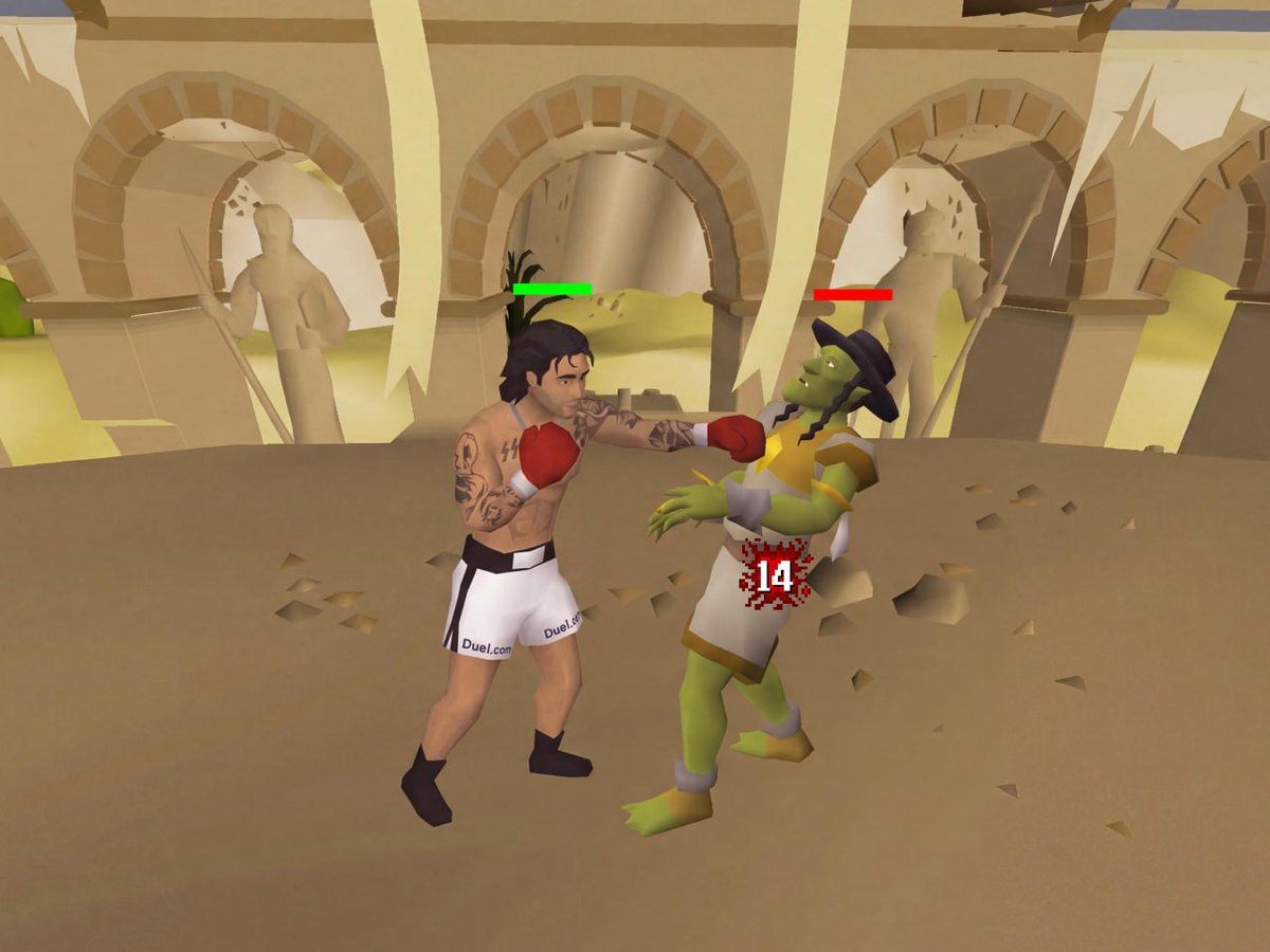 You once left Duel arena, but Duel arena never truly left you.

duel.com/r/gypsycrusader