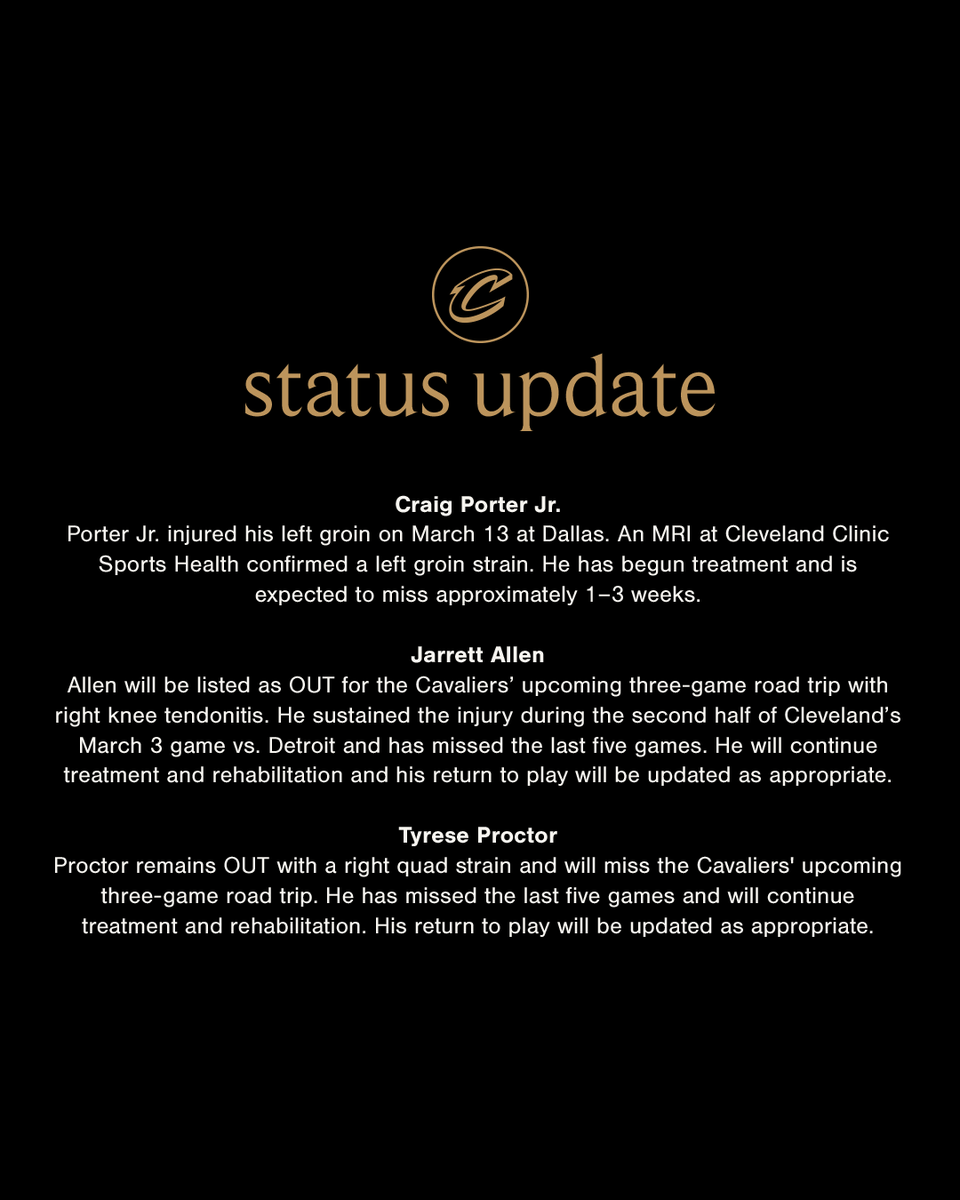 Cleveland Cavaliers tweet media