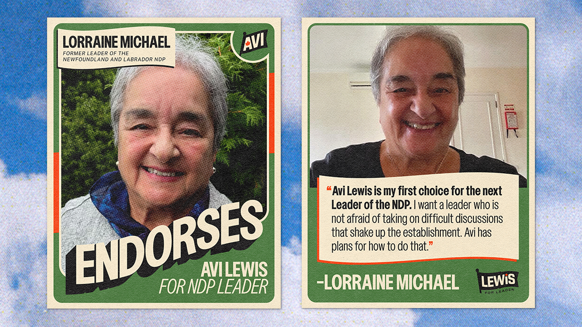 Avi Lewis tweet media