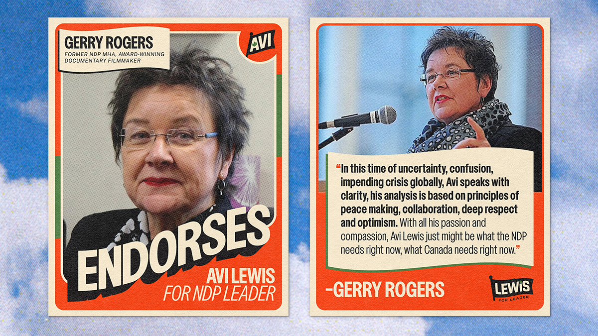 Avi Lewis tweet media