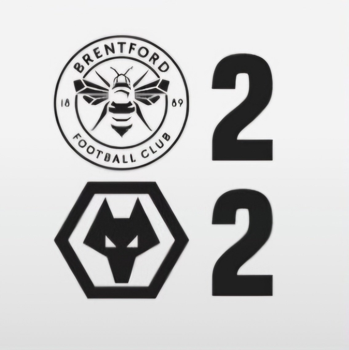 A draw feels like a missed opportunity... but full credit for the fellas digging in after being down 2.  Minimal chance of staying up but they aren't leaving without a fight.  #WOL #NewToMeFootball