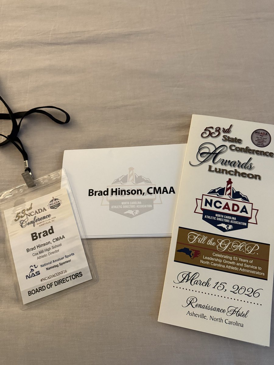 Brad Hinson, CMAA tweet media