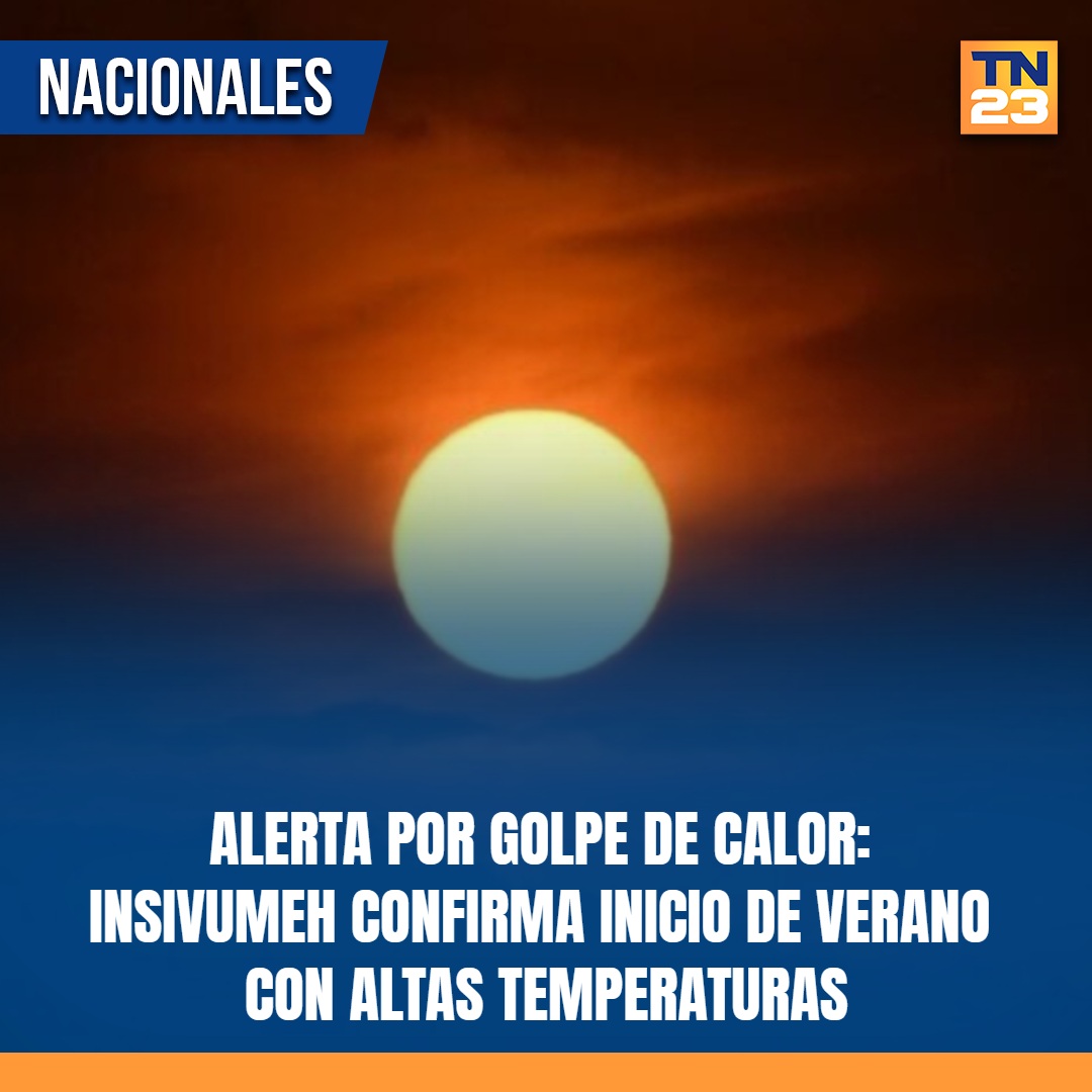 TN23NOTICIAS's tweet image. 🚨 #Alerta por golpe de #calor: #INSIVUMEH confirma inicio de #verano con altas #temperaturas ➡️ bit.ly/4dmMH95