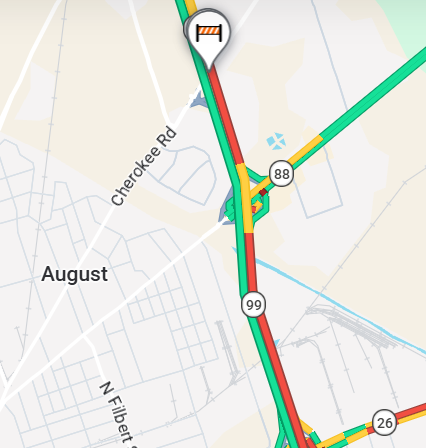 Caltrans District 10 tweet media