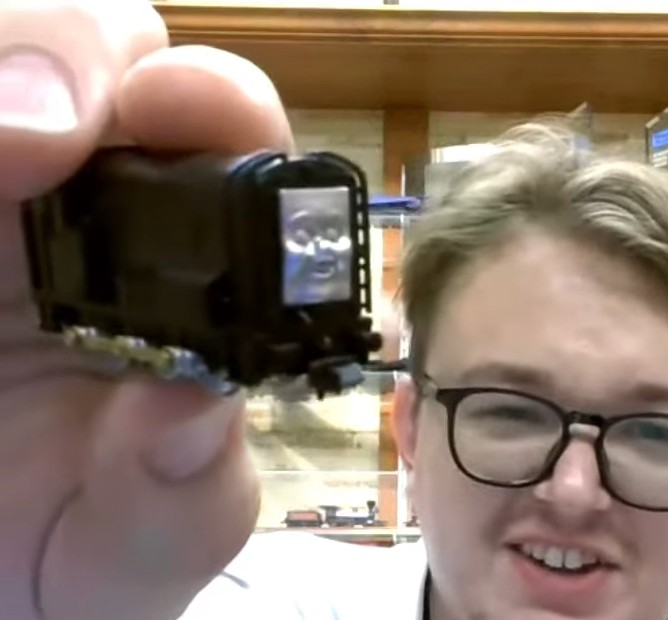 sodordan's tweet photo. Ermmmmmm SURPRISE GUYS. Scale Paxton just got a secret unexpected tool reveal of his prototype @bachmanntrains great work https://t.co/QLDHc22Stb