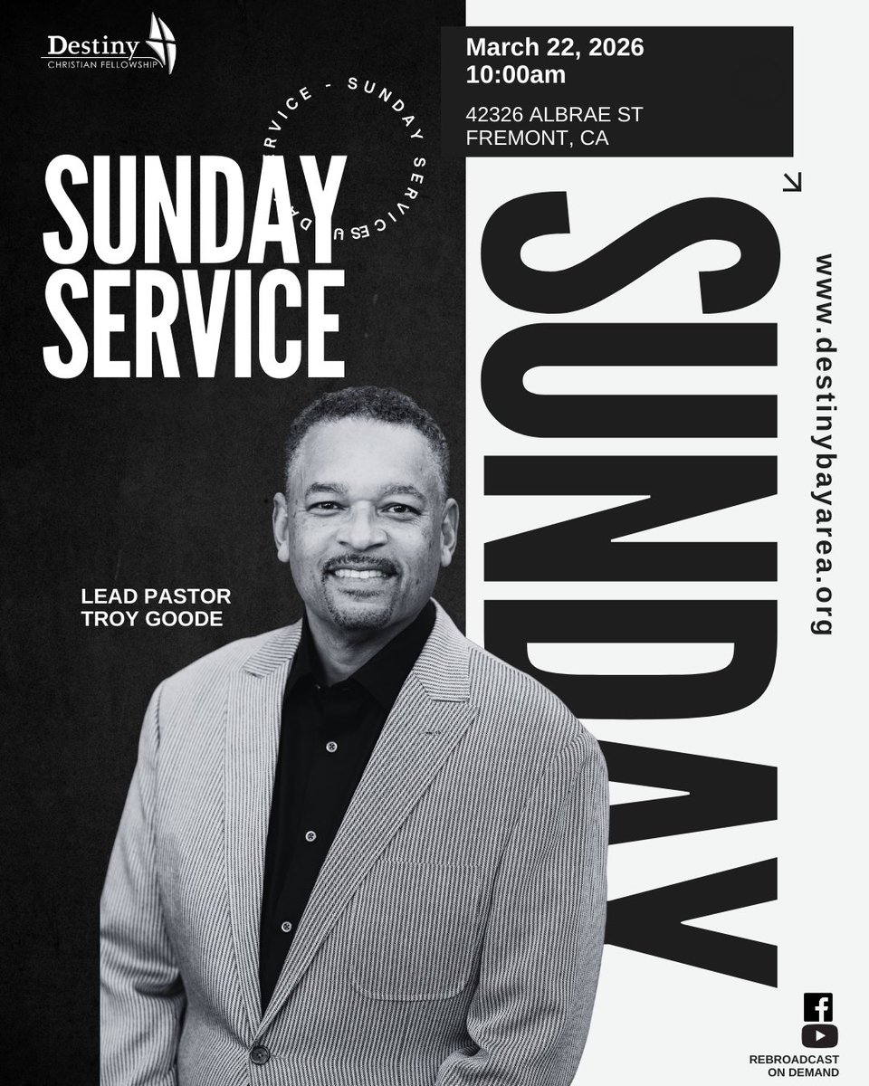 DestinyBayArea's tweet image. Join us! #DCF #SundayService