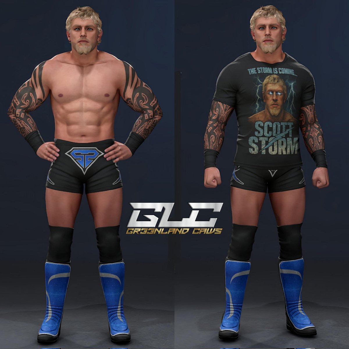 GR33NLAND CAWS tweet media