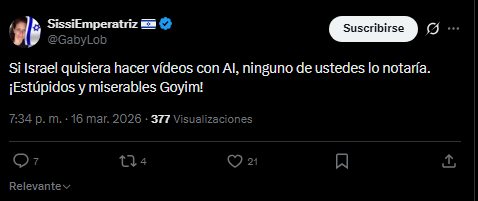 Está un poco desbocada la señora Keselman