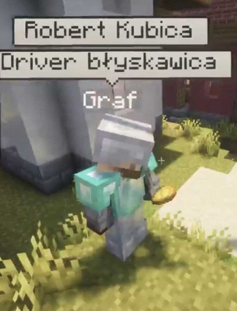 ROBERT KUBICA DRIVER BŁYSKAWICA