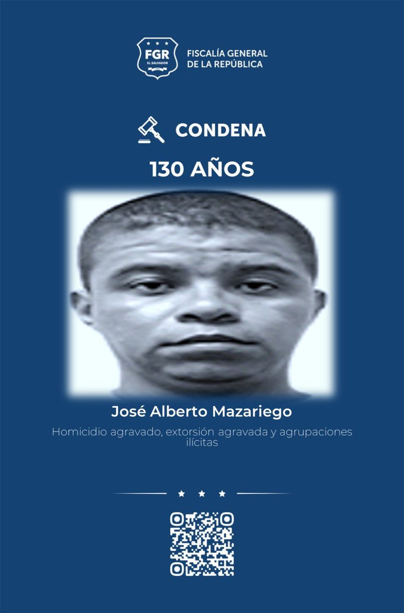 Fiscalía General de la República El Salvador tweet media