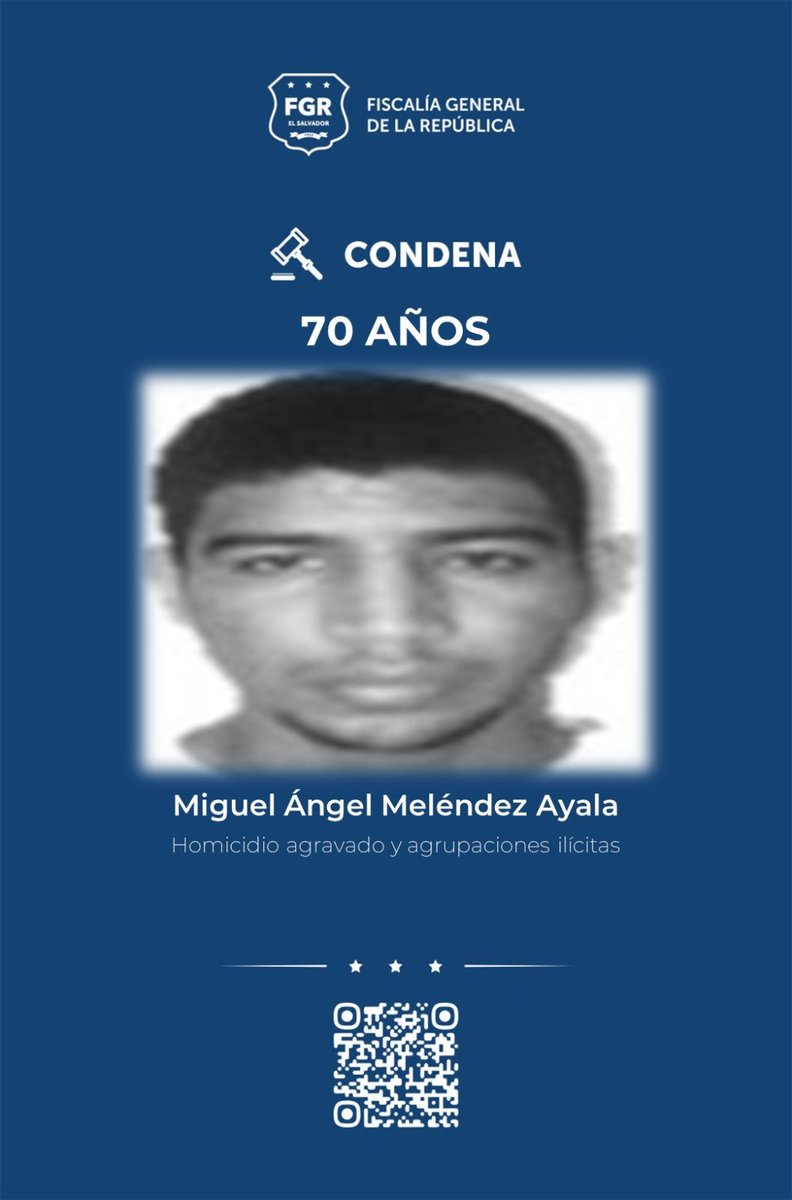 Fiscalía General de la República El Salvador tweet media