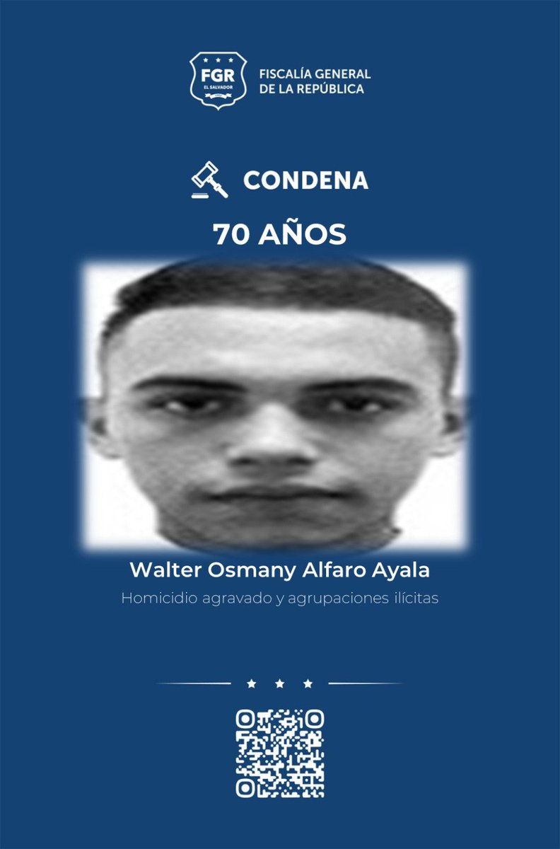 Fiscalía General de la República El Salvador tweet media
