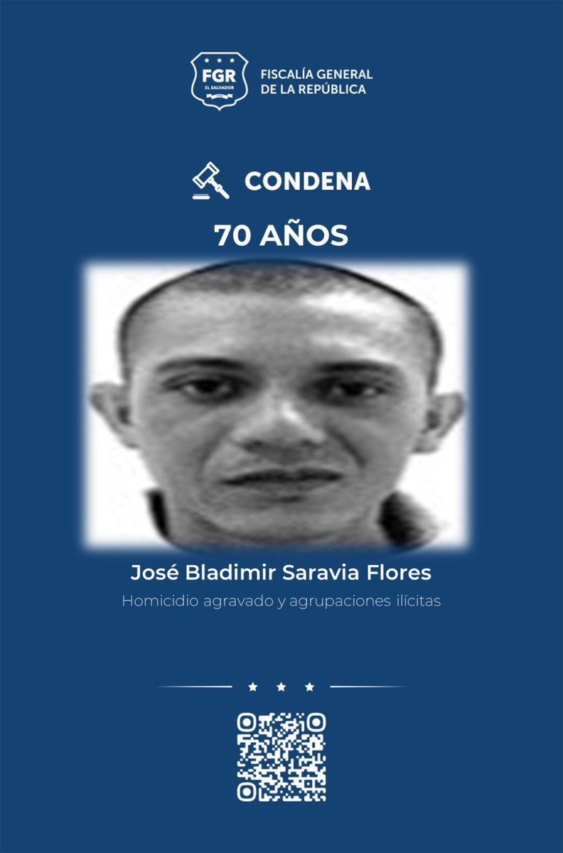 Fiscalía General de la República El Salvador tweet media