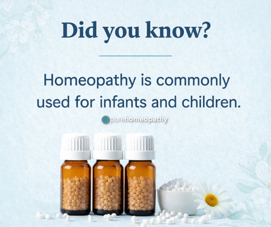 Did you know?

Homeopathy is commonly used for infants and children because remedies are highly diluted and individualized.

It has been practiced worldwide for over 200 years.

Have you tried homeopathy?

#purehomeopathy #drlisaamerine #drmikeknapp #telemedicine