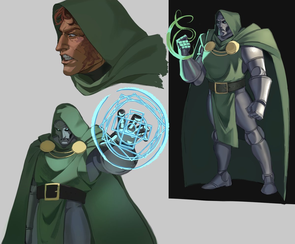 Been enjoying messing around with my Dr.Doom design