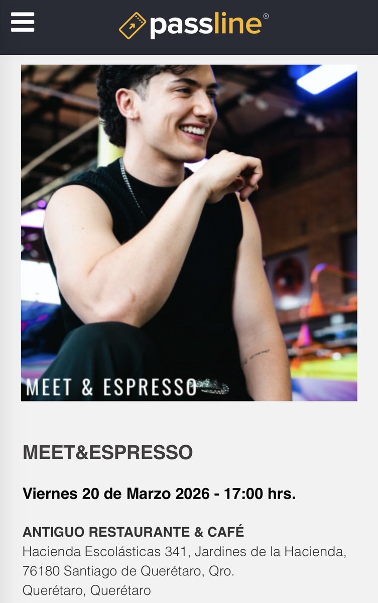 QUERÉTARO ¿Quienes estarán por allá?🫣❤️

Compra tu entrada aquí 👉🏻🔗 passline.com/eventos/meetes…

#PabloCarns