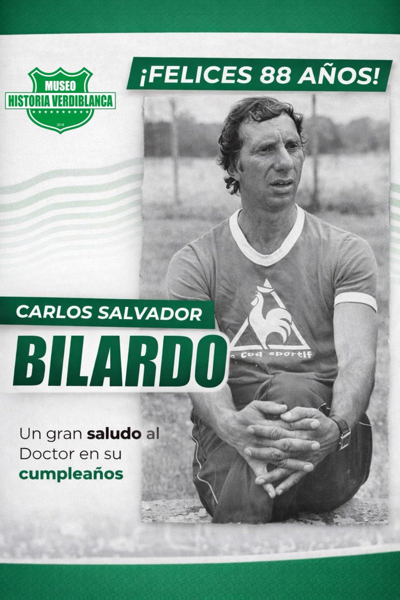Felicidades profe , gracias por ayudarnos a construir nuestra historia .

#Bilardo