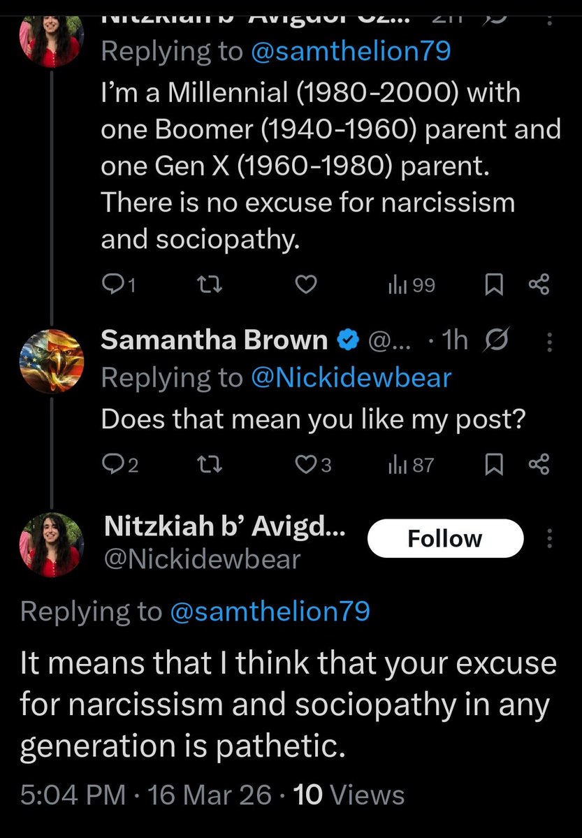 Samantha Brown tweet media