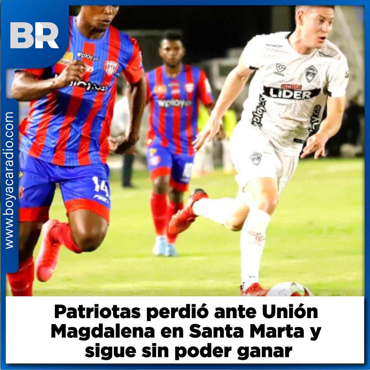 Es el tercer partido consecutivo que el equipo boyacense no gana, lo que lo aleja de los ocho primeros del Torneo de Ascenso.