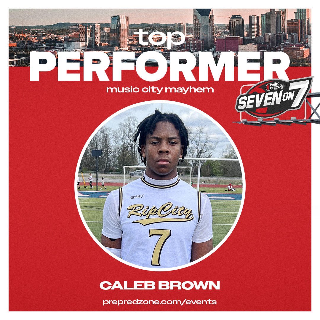 CalebBrown_30's tweet photo. Had a great weekend in Tennessee for #PRZMusicCityMayhem 7v7 tournament . First 7v7 tournament and got top performer, here are a few clips! @RipCity7on7 @PrepRedzone @PrepRedzoneIA @drew_toennies @BETTfootball https://t.co/ae1BsfXeCR