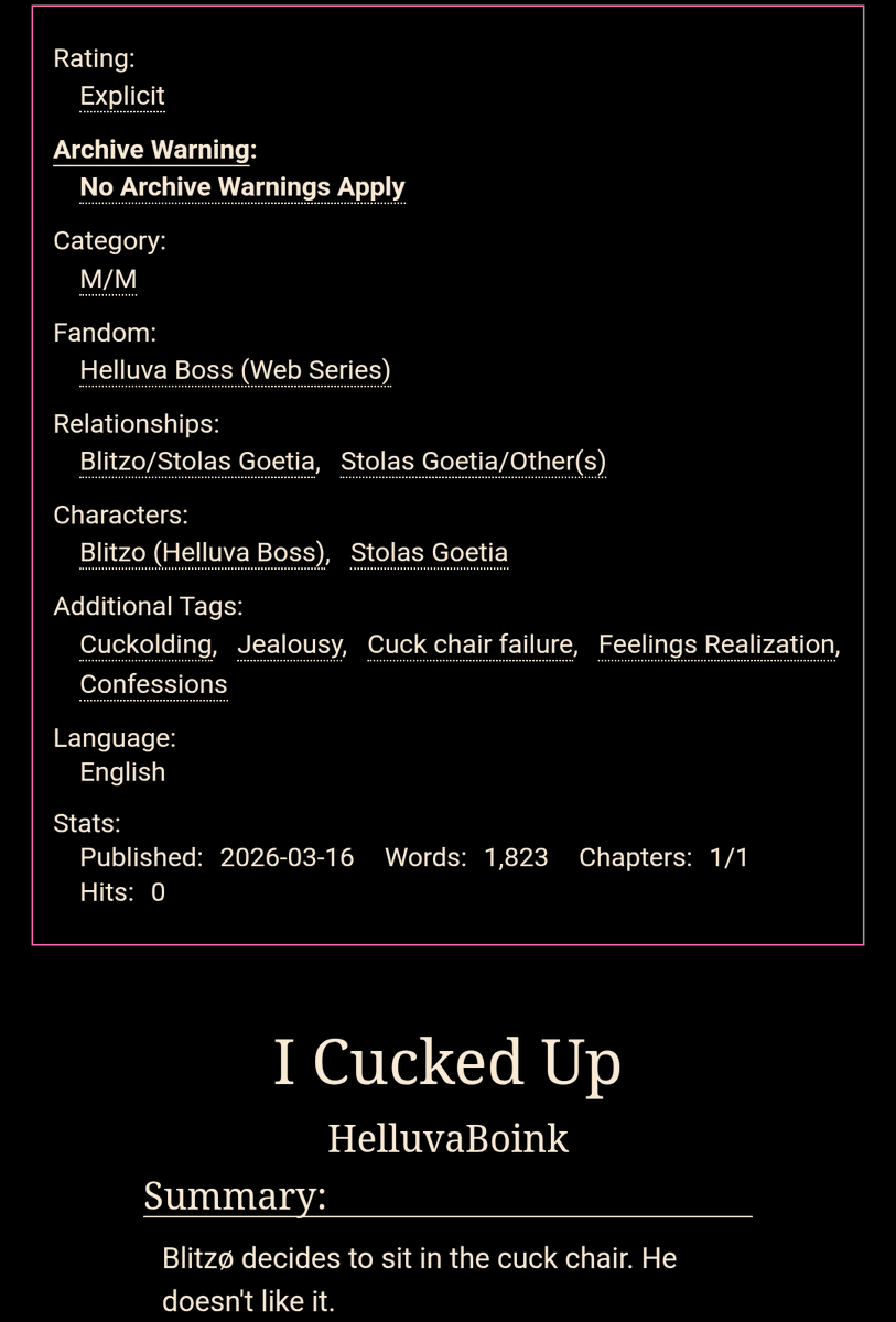 Helluva Bex ✨Simple Pervert Imp✨ tweet media