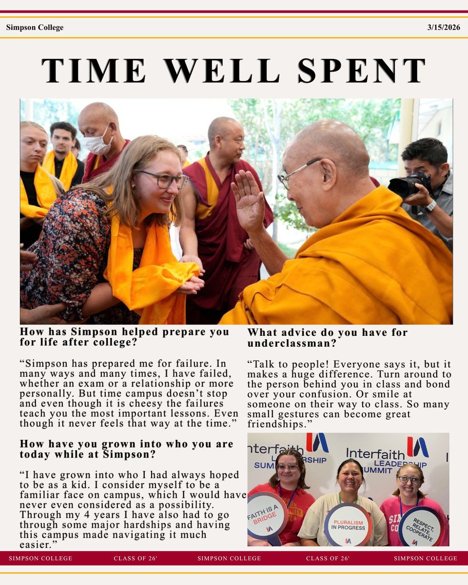 Simpson College tweet media