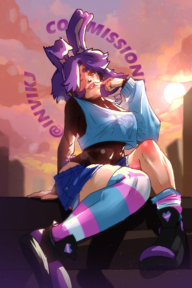 invikj's tweet photo. Art order for @Mezzyarts
#commission #oc #openorders #vtuber #BunnyMagic https://t.co/1rQhLiuATX