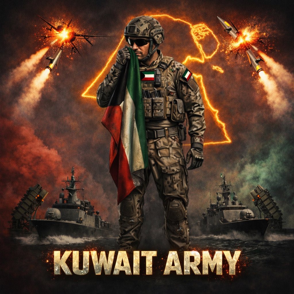 "من البحر إلى السماء… الكويت محفوظة برجالها"🇰🇼