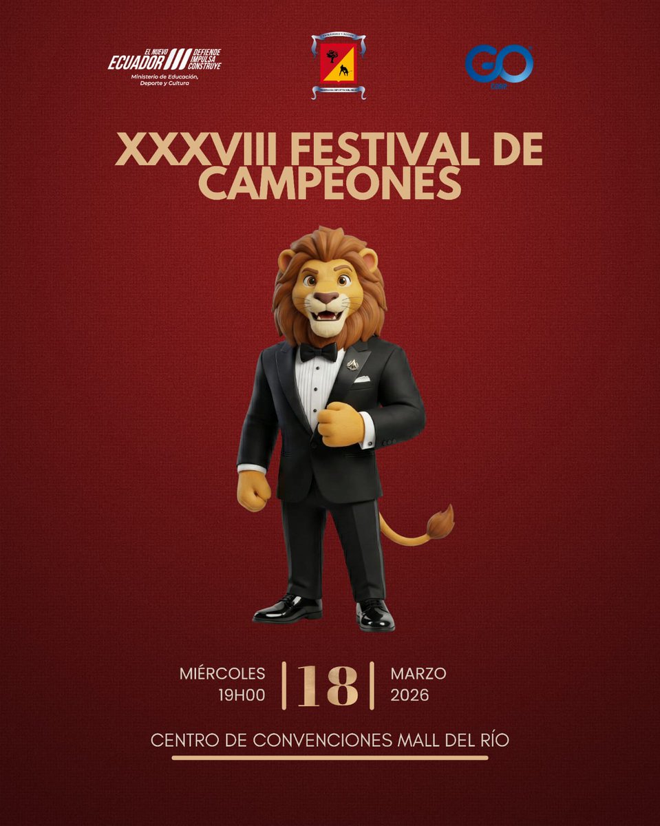 📌 Se afinan los últimos detalles logísticos para la puesta en escena del XXXVIII Festival de Campeones "Noche de Gala del Deporte Azuay", bajo el sello inconfundible de <a href="/FEDEAZUAY/">Fedeazuay</a>, entidad icónica en nuestra provincia y en el país.

🚨 RECUERDA 🚨
👉<a href="/FEDEAZUAY/">Fedeazuay</a> CREE EN TI..!
