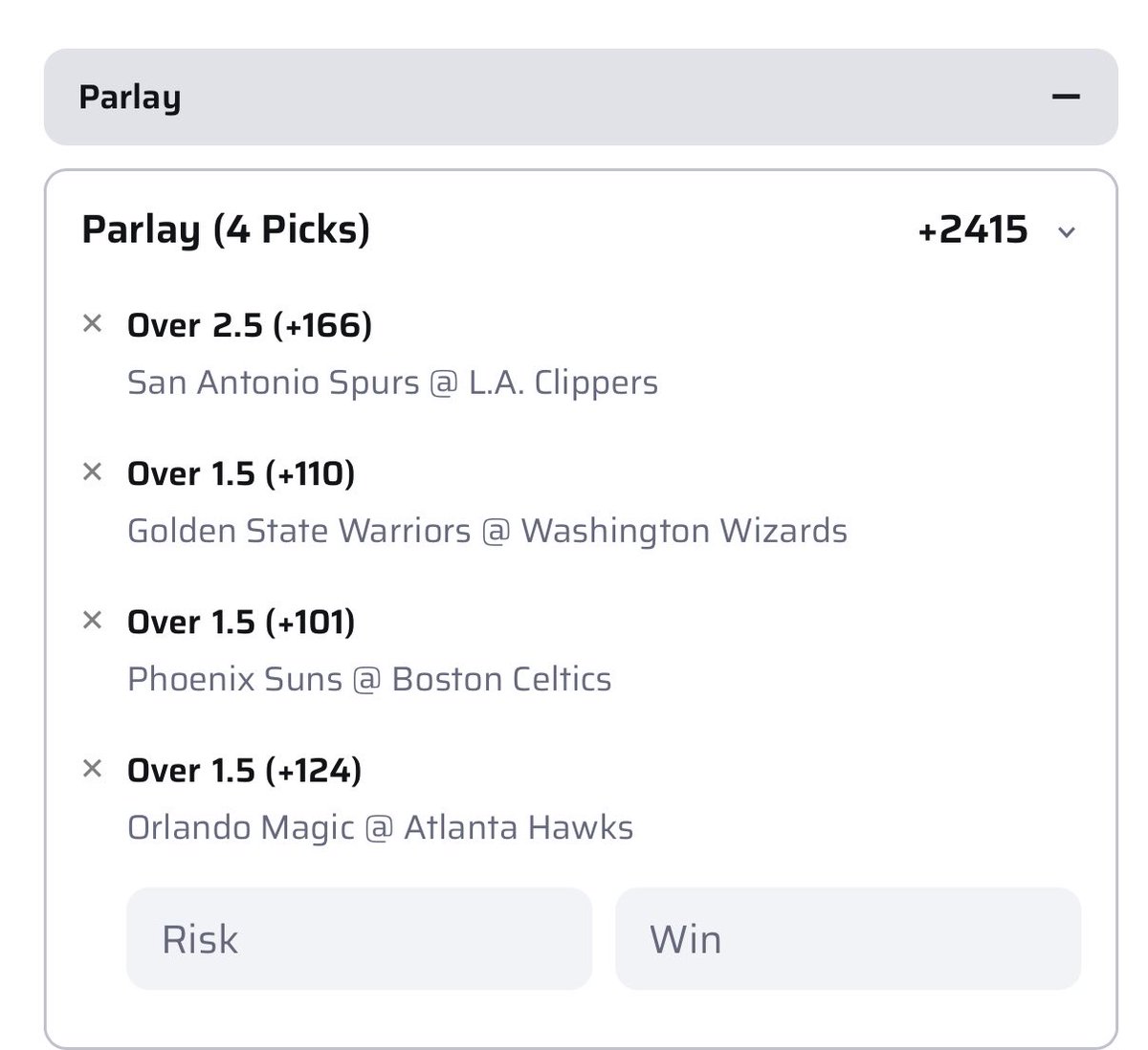 Timeless Bets tweet media