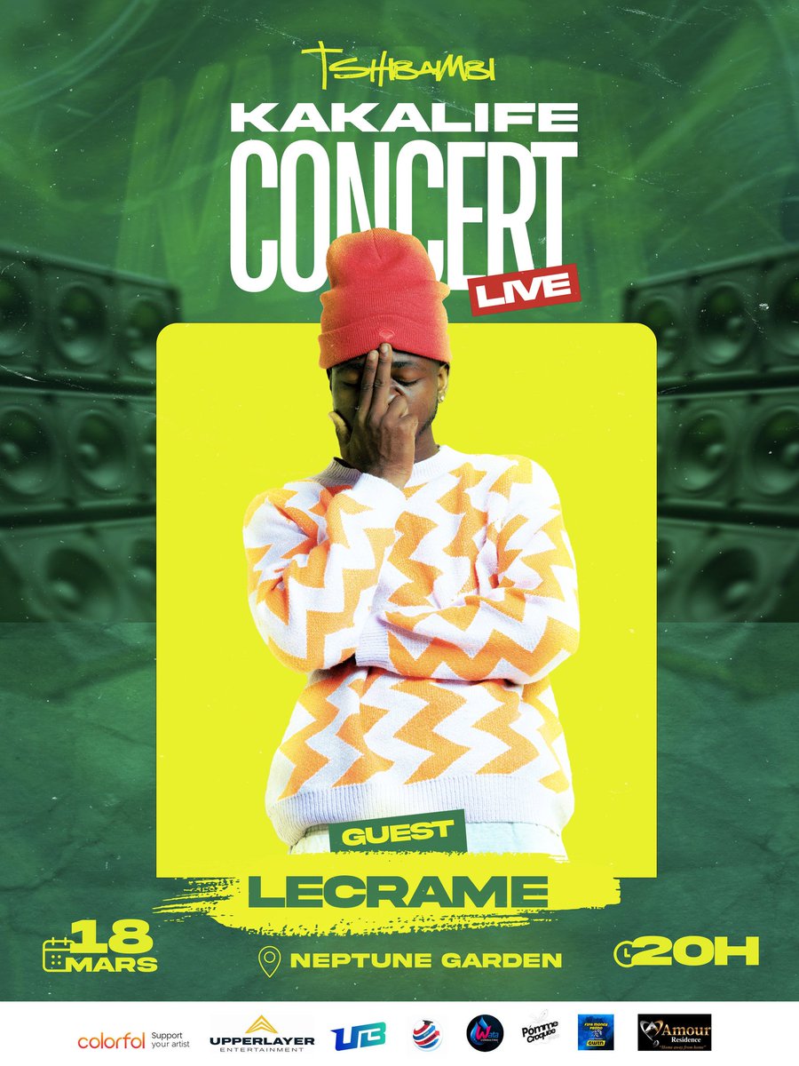 Lecrameoffishal's tweet photo. Le spectacle sera 🔥 rdv ce 18 à 20h
@tshibambi au Neptune garden bonamoussadi Douala Cameroun 
#insidekakalife #concert #cameroun #MusicVibes #237 https://t.co/nVoCRWXwKc