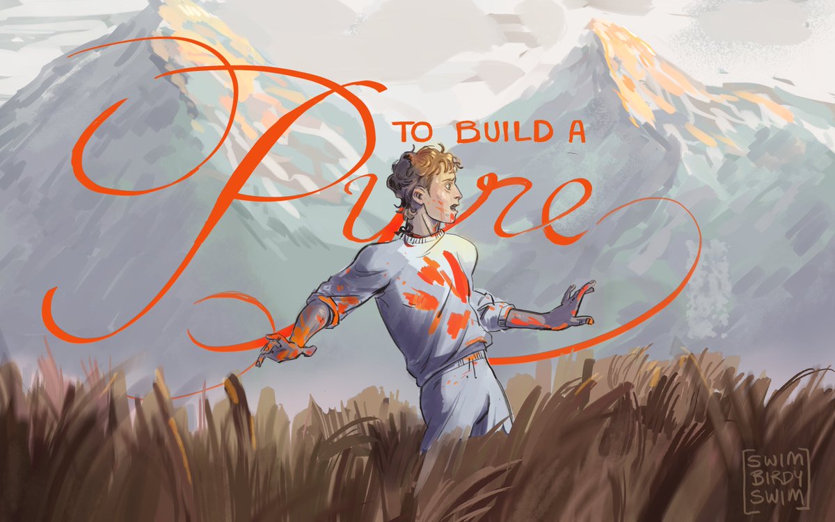 swimbirdyswim's tweet photo. a lil somethin for the pitt cult au I'm doing with @ritzfurart !! it's titled "to build a pyre" and will be tagged #tbap 
#thepitt #hucklerobby #denniswhitaker https://t.co/8i1EhW6Ezp