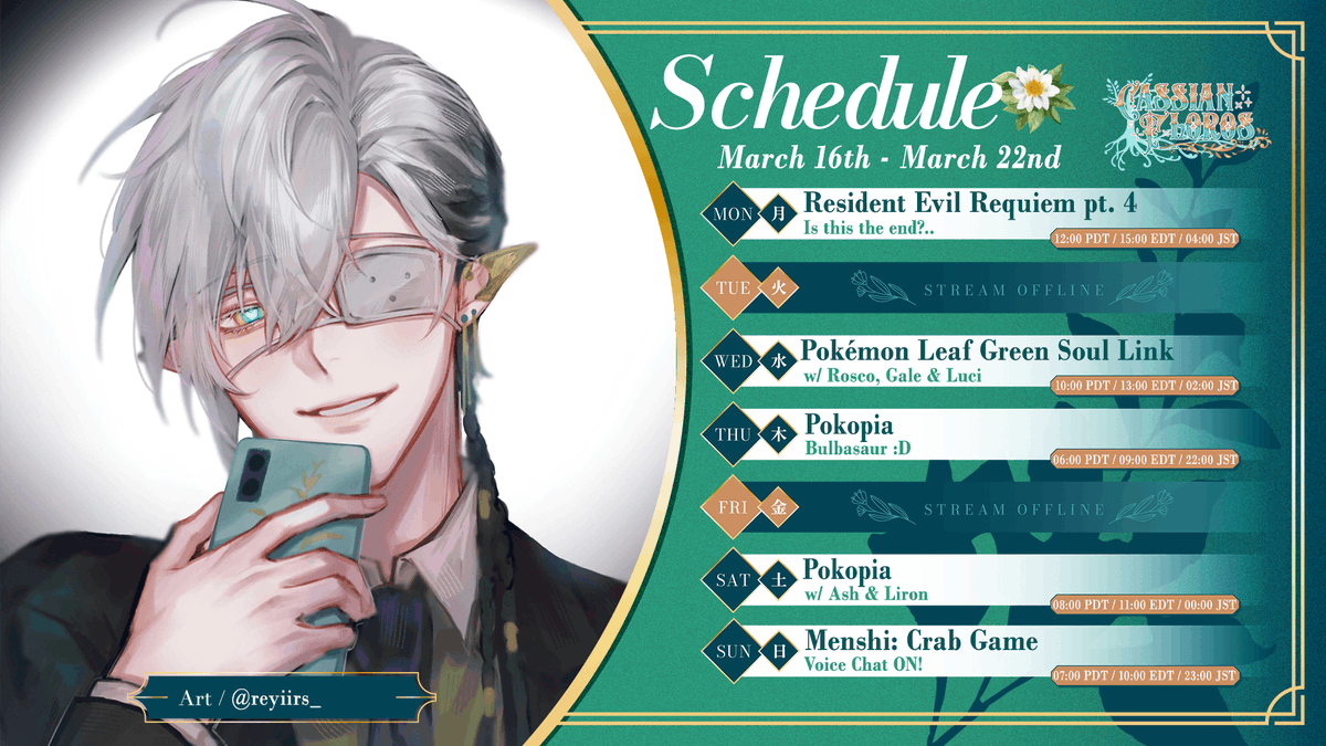 Cassian Floros🌿✨FIRST STAGE PRODUCTION EN tweet media