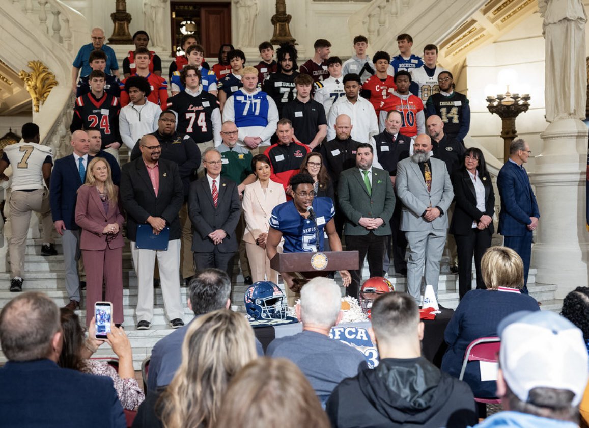 Berwick_WETSU's tweet photo. @Tywilkerson2020 taking over the State Capitol today to kick off the Big 33! https://t.co/tfJEvVF80S