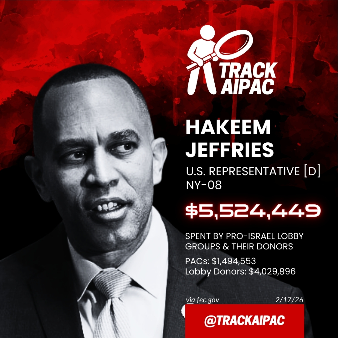Hakeem Jeffries supports unlimited weapons for Israel.