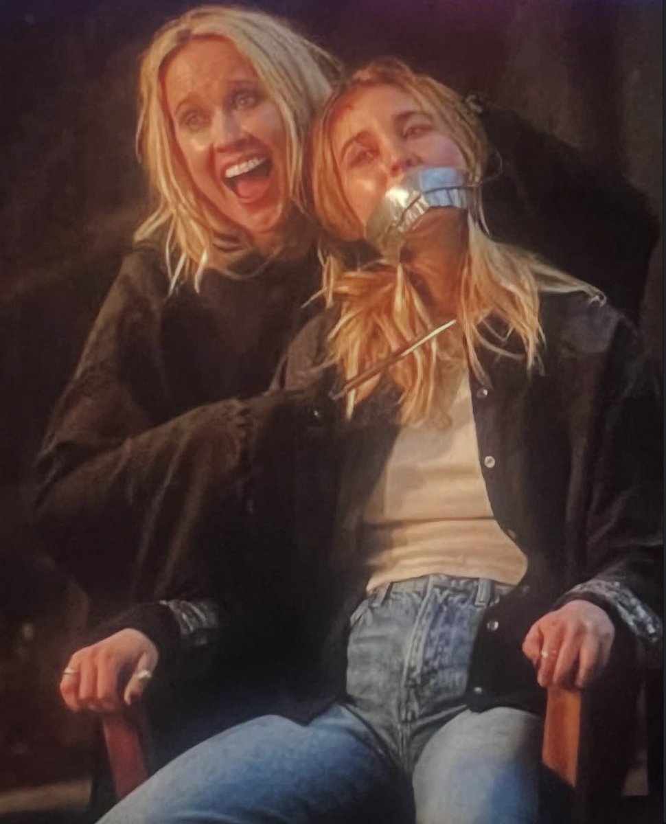 scream_fan65's tweet image. Jessica Bowden as a Ghostface will forever remain iconic we love you Anna Camp 😋 #Scream7 #AnnaCamp