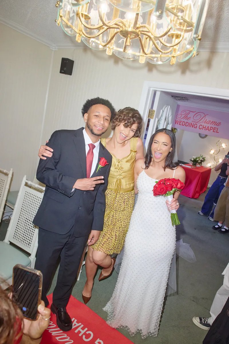 paytonwhitmore's tweet photo. KADEEM AND PAYTON FOREVER💒💖 

Can’t wait to tell my kids that Zendaya and Alana Haim were the witnesses to mine and their dads wedding🥹 https://t.co/X87LM69WdD