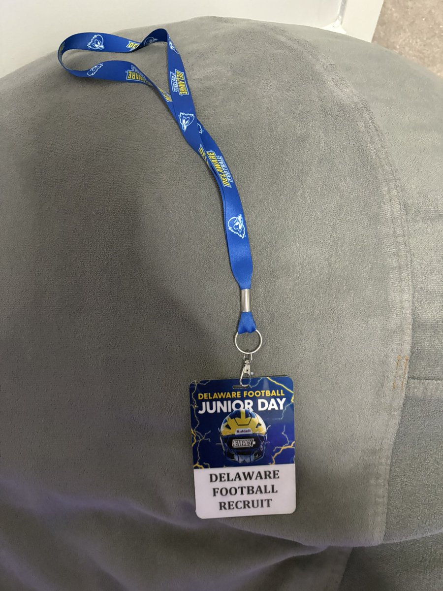 NolanStaniszews's tweet photo. Had a great time at @Delaware_FB on a junior day visit. Thanks to @CoachRogers57, @carsonturner33, @CoachHawk_k9 for the great conversations and can’t wait to be back soon.

@xrperry1 @Phillip65773 @NPCoachZim https://t.co/iSHNjVDYqy