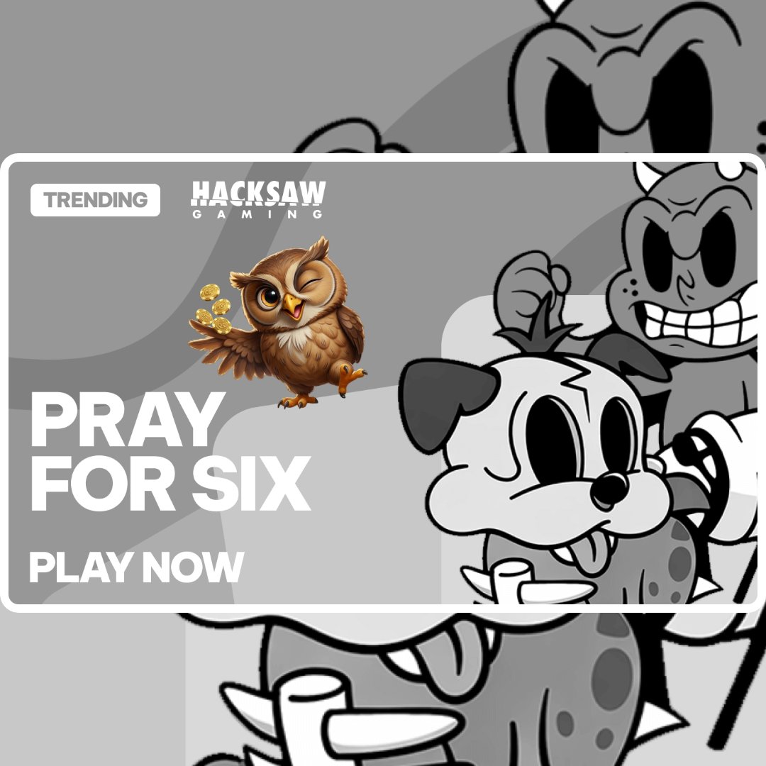 OWLDAOio's tweet image. 😈🎰 Pray For Six by @HacksawGaming drops wailing wheels, and unholy bonuses on OWL GAMES

Exclusive crypto spins with devilish thrills! 😈🎰 Play now at Owl Games. 🦉

Tag a mate for luck &amp;amp; dive in! What's your biggest slot score? #Web3Gaming #Crypto #BlockchainGaming