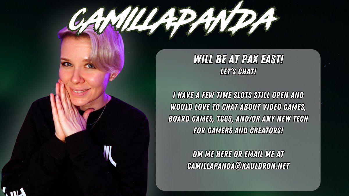 camillapanda ➡️ PAX East tweet media