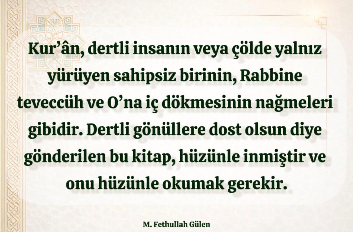 Fethullah Gülen tweet media