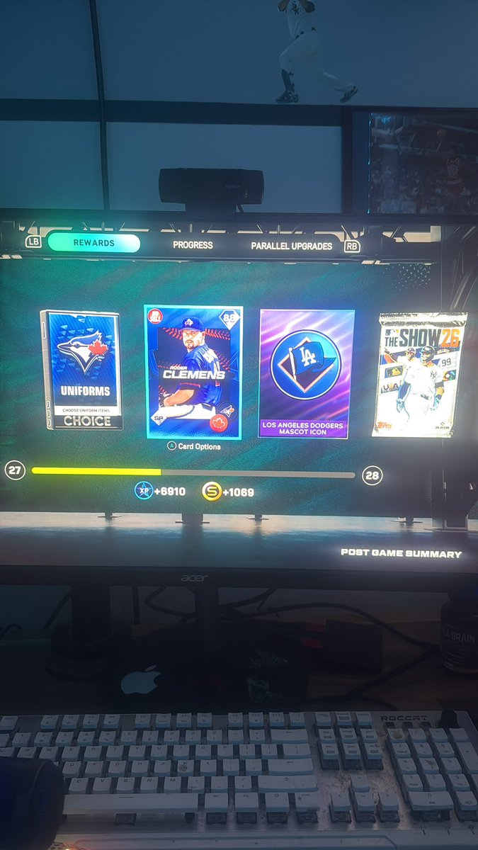 SIaytype's tweet image. Just Acquired the Rocket Roger Clemens! #Diamond #BlueJays #HallofFame #MLBTheShow26