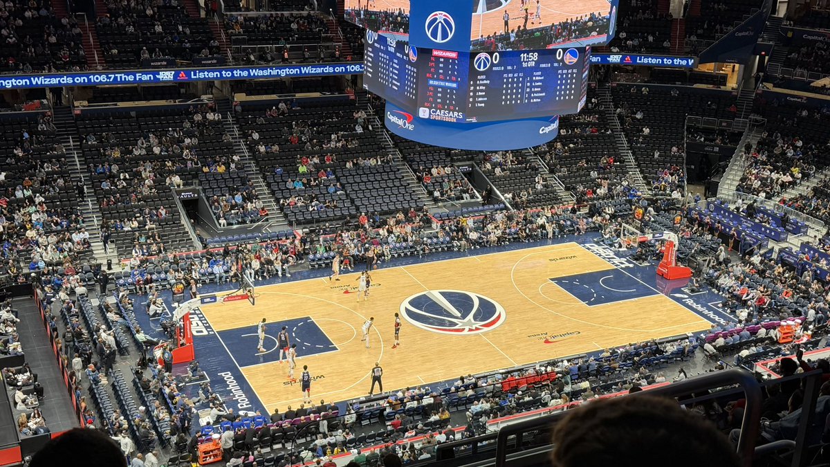JayWarren111879's tweet photo. It’s the Wizards versus Warriors.  Let’s Go Wizards! https://t.co/99vkyHRimt