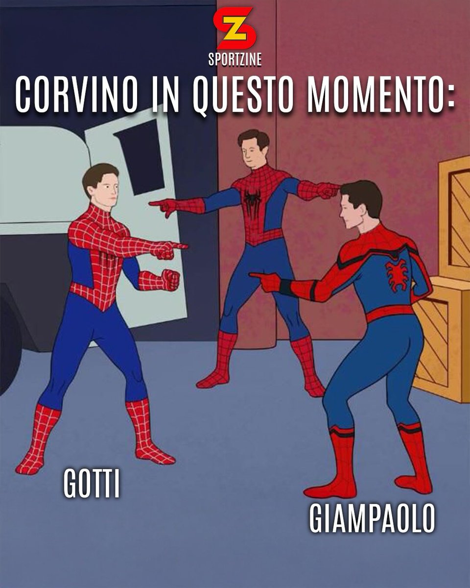 Sportzine_it's tweet photo. #Gotti o #Giampaolo? #Corvino già sta perdendo la #testa su chi liberare 🤣🔥💛❤️
#Sportzine #Sport #Calcio #Mondo #FIFA #Europa #UEFA #Italia #CONI #FIGC #AIA #SerieAEnilive #Lecce #DiFrancesco #Falcone #Cremonese #Nicola
#Link a #post #Instagram: https://t.co/h7AtataMec https://t.co/2hw7s5UGth
