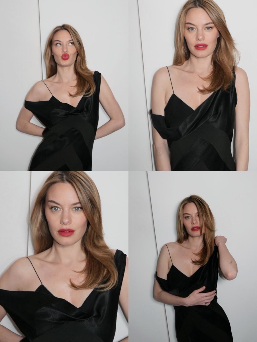DailyCamsRowe's tweet photo. Camille Rowe getting ready for the 2026 Vanity Fair Oscar party in Los Angeles! 🖤 https://t.co/TWSPdnlryq