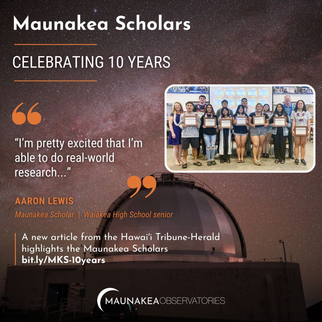 Maunakea Observatories tweet media