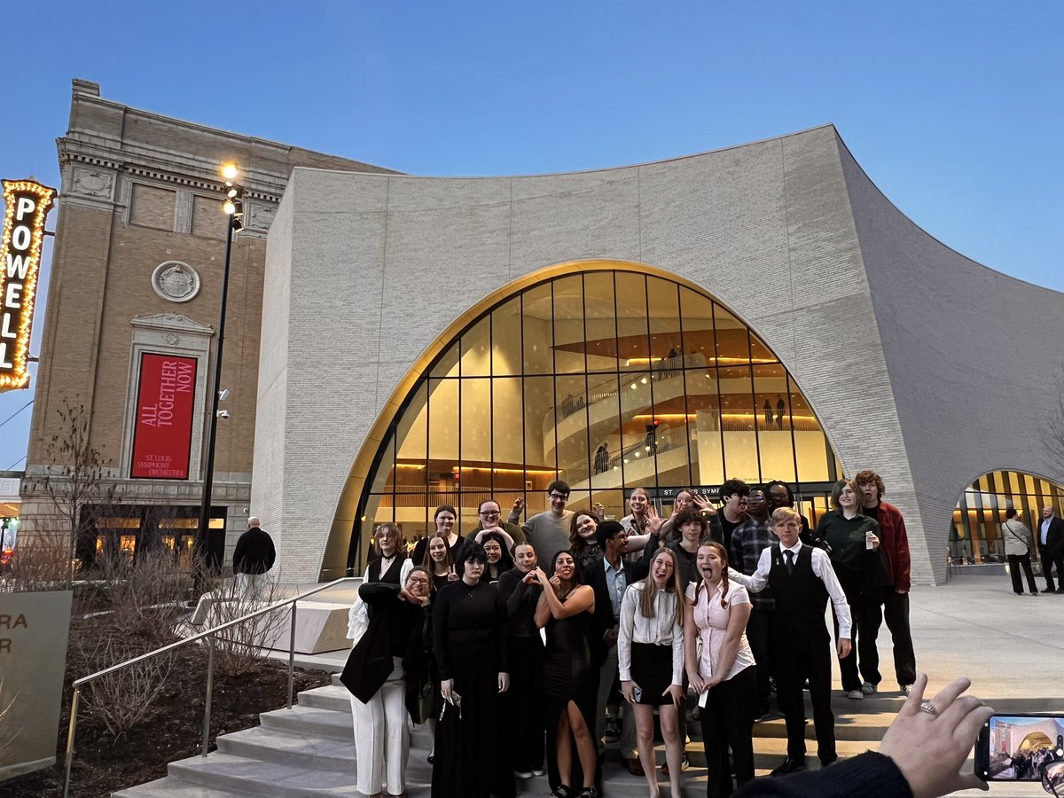 FZEorchestra's tweet photo. East High’s orchestra took on Powell Hall this weekend! We had a great time at the Symphony! https://t.co/FVOtqvJjp8