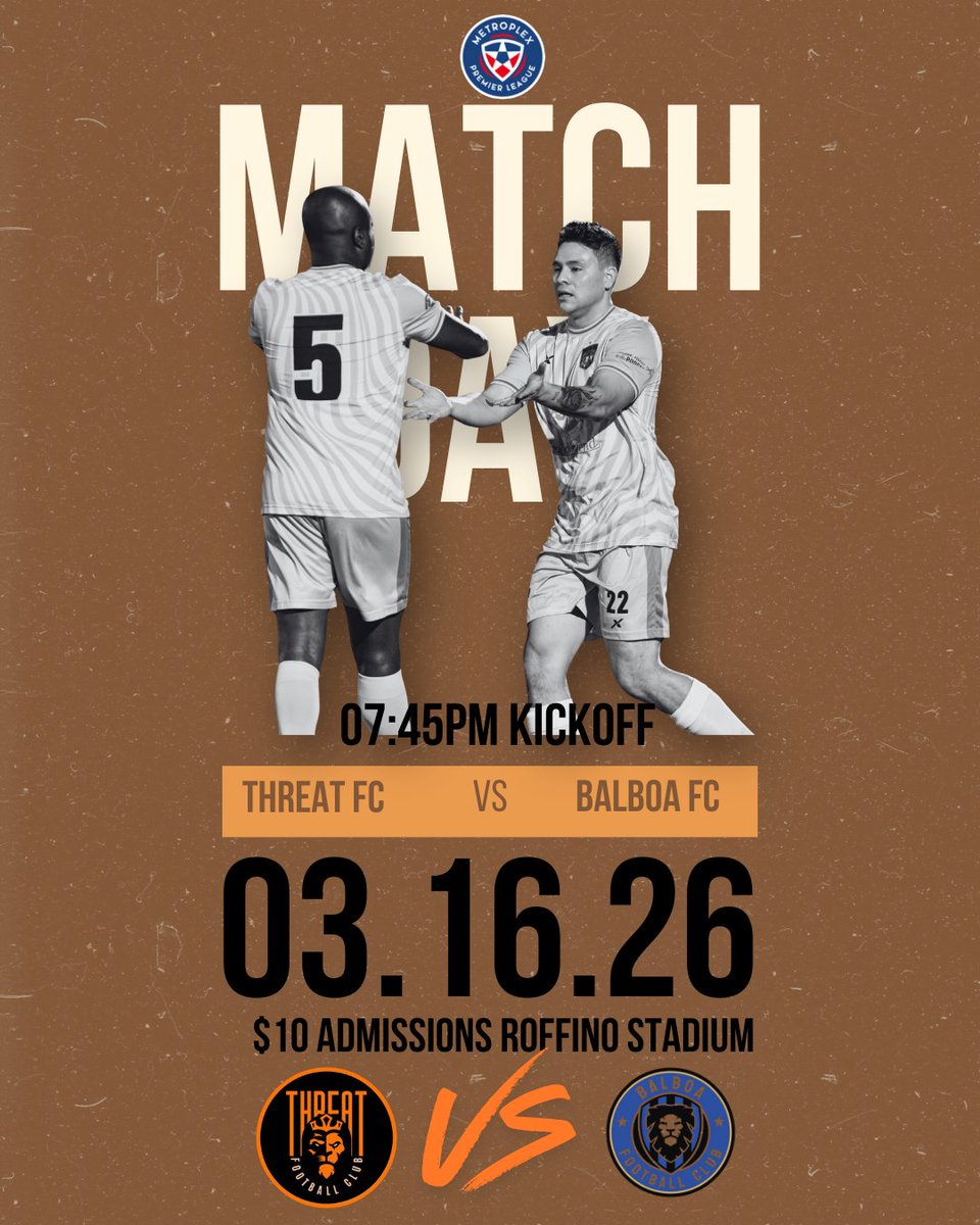 ThreatFC's tweet photo. Kicking off our @MetroplexLeague spring campaign tonight vs. Balboa FC in East Dallas at @BishopLynch 
Join us tonight! https://t.co/pJJq24WRDP
