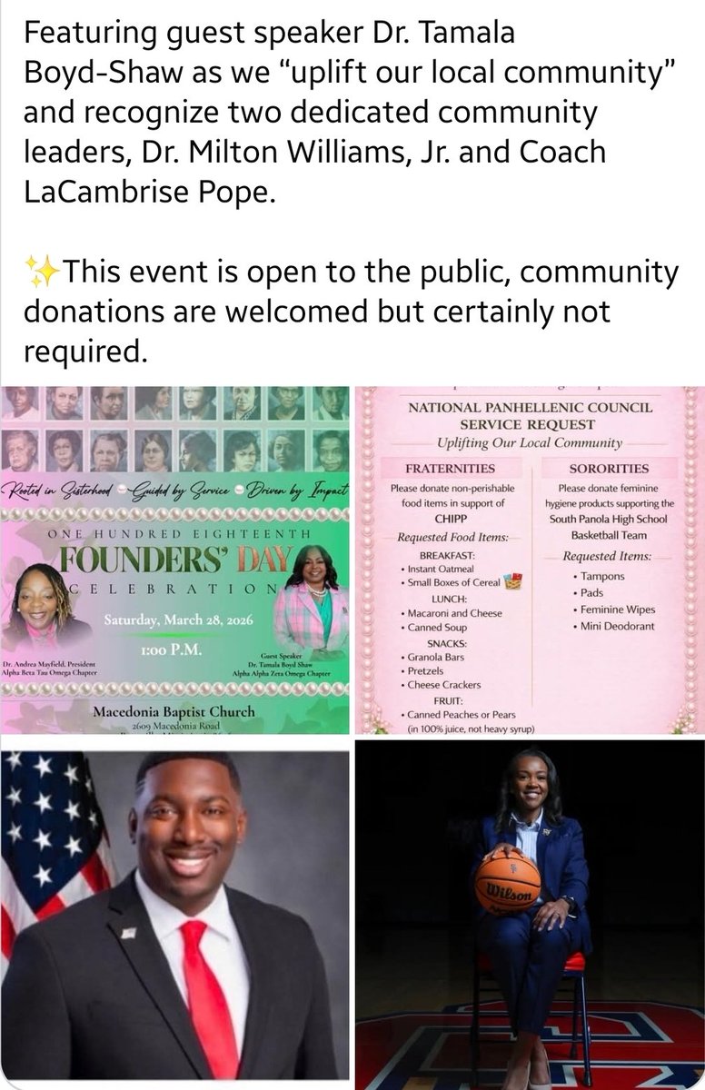 LaCambrise Pope tweet media