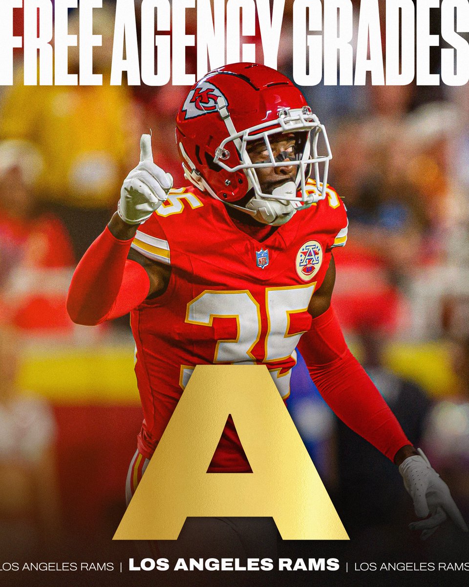 Only one team received a PFF free agency grade of an A:

The Los Angeles Rams 🐏